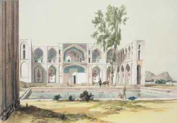 Il Palazzo di Tchar-Bag a Isfahan, Persia, tavola 99 da 